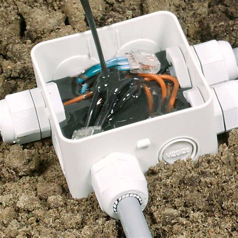 can a junction box just sit on the ground|can a conduit be left underground.